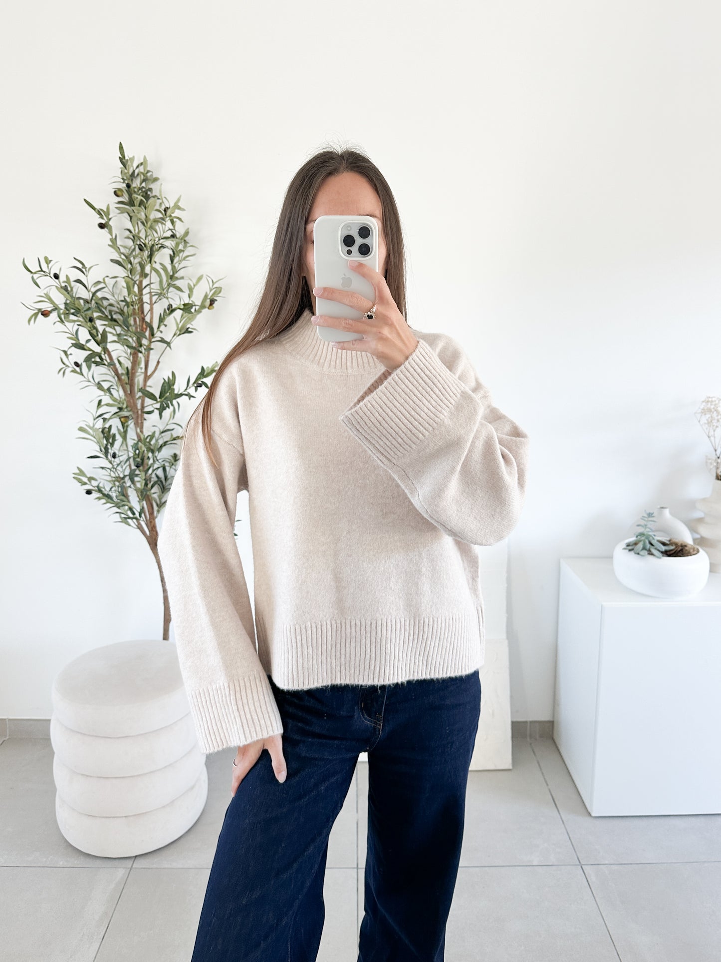 Pull Charlotte beige