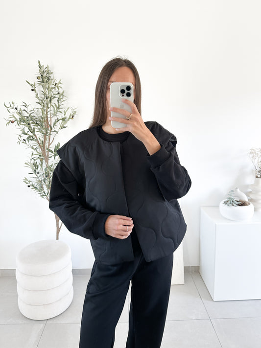 Gilet matelassé noir