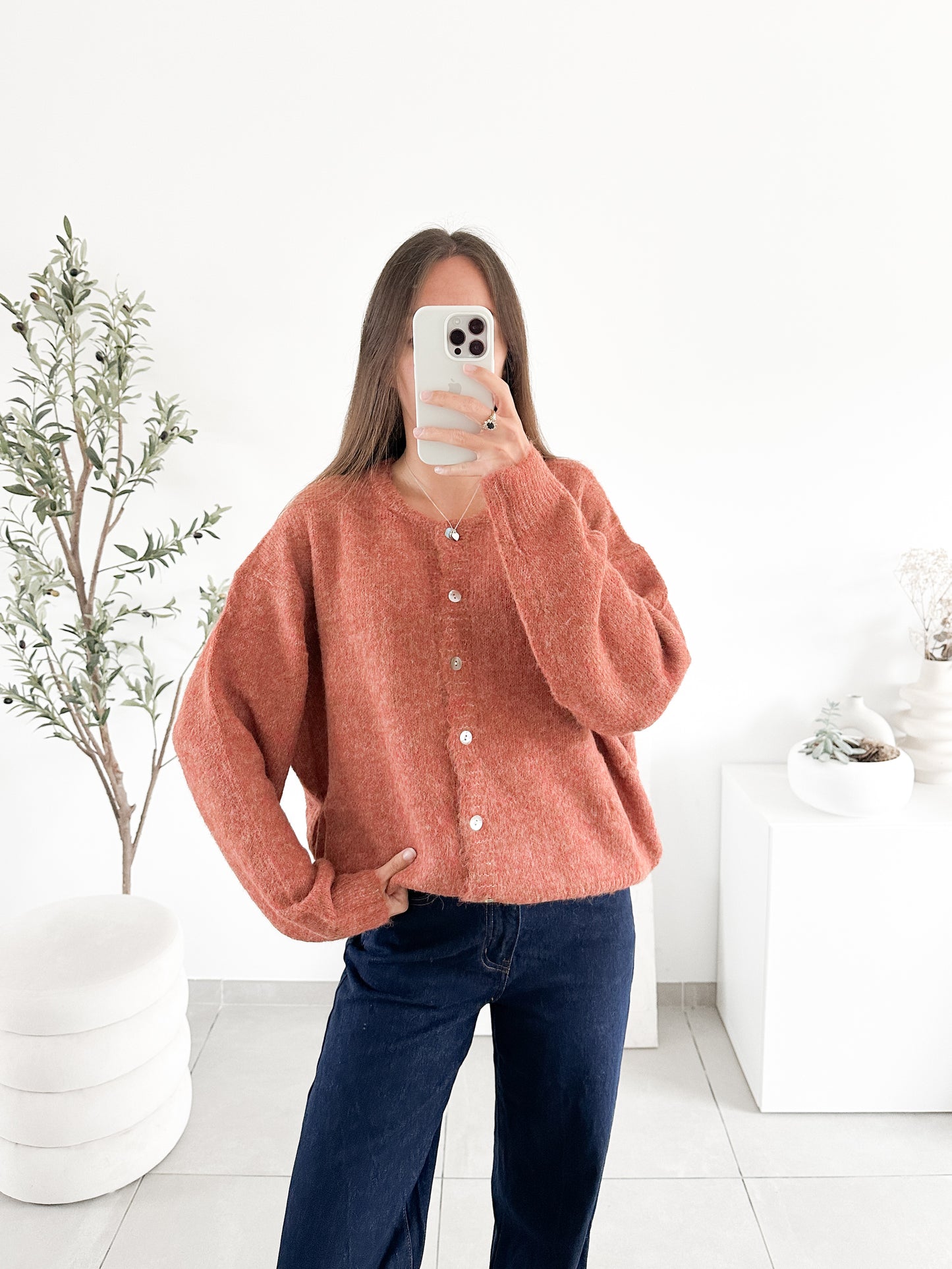 Gilet Yelda citrouille