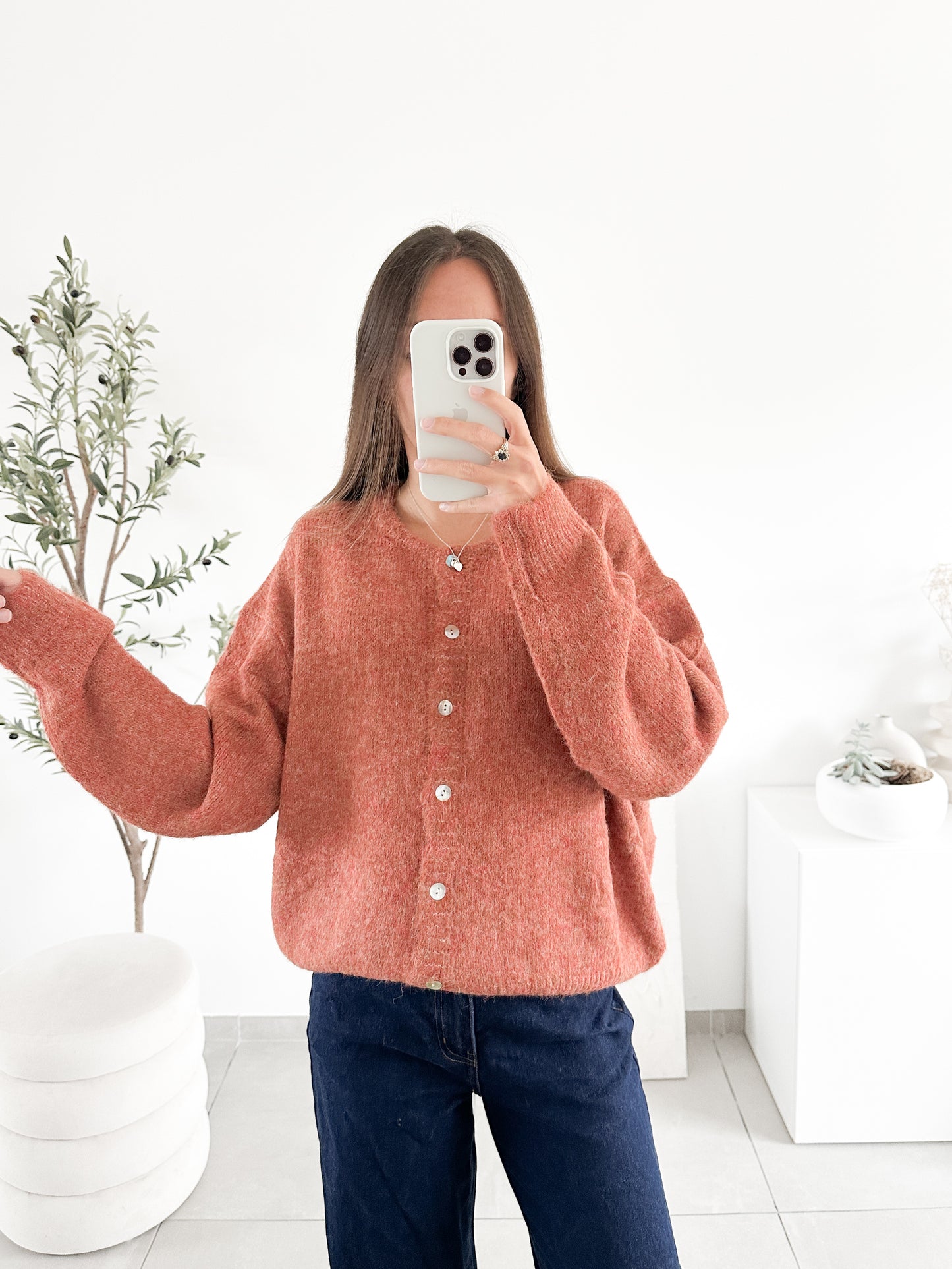 Gilet Yelda citrouille