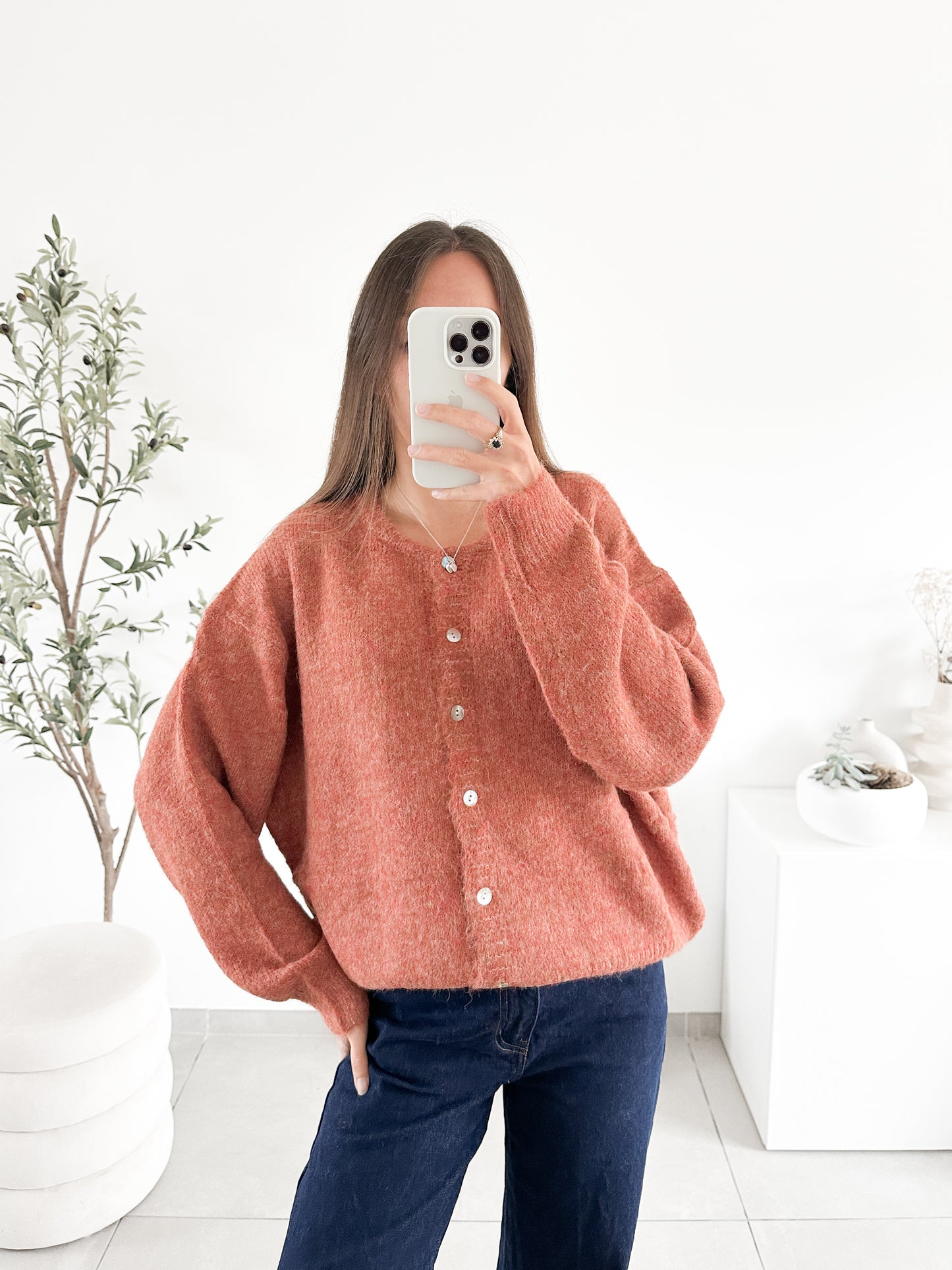 Gilet Yelda citrouille