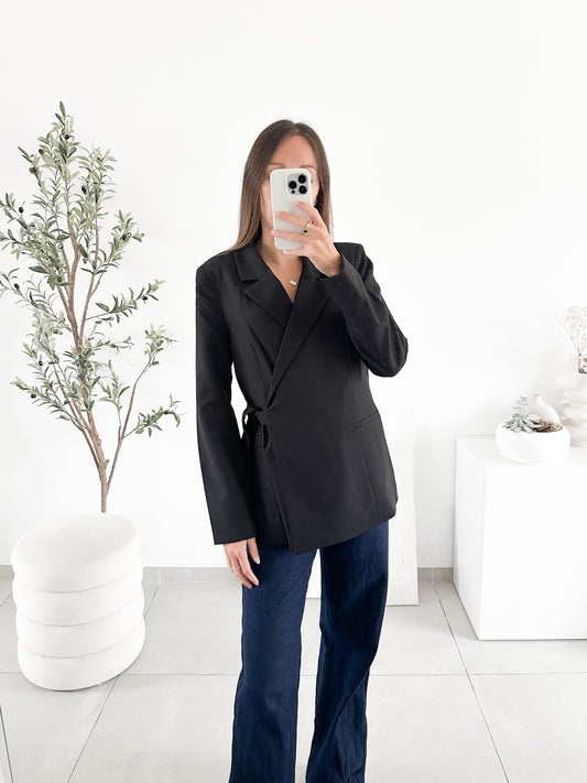 Blazer noué noir Naf Naf
