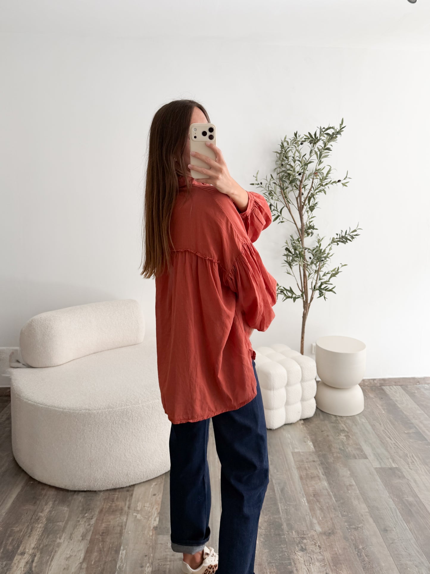 Blouse Céline orange