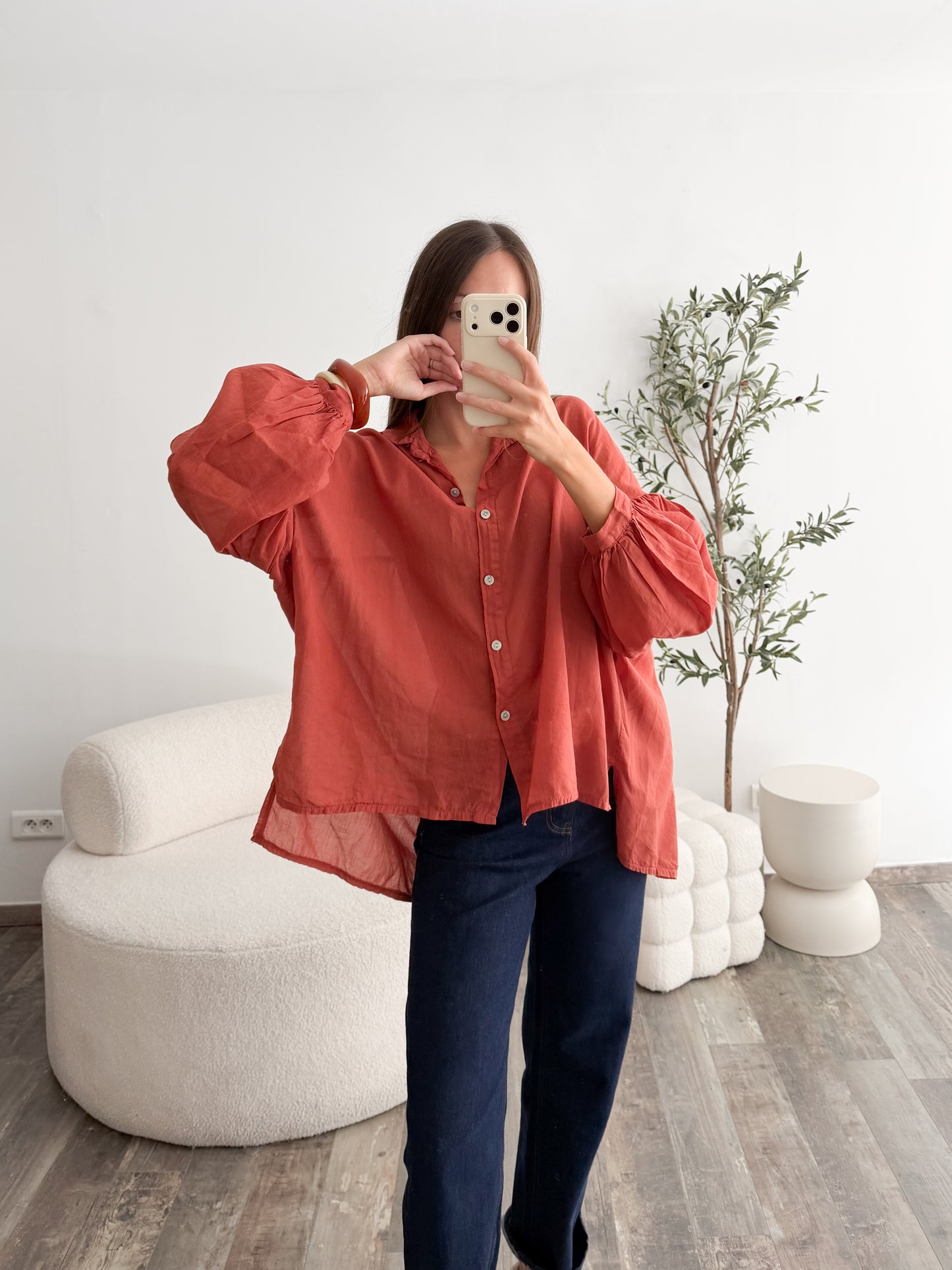 Blouse Céline orange