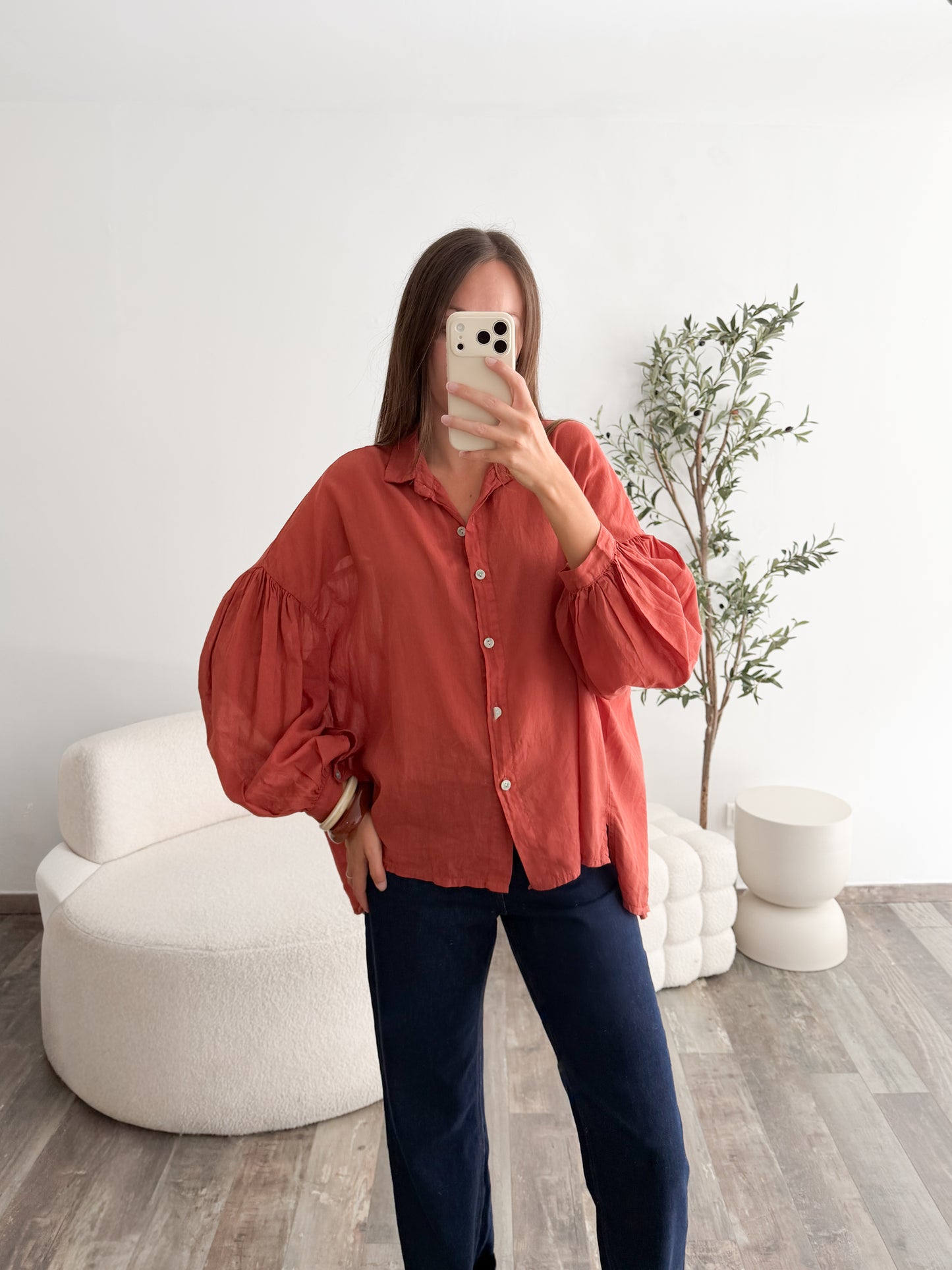 Blouse Céline orange
