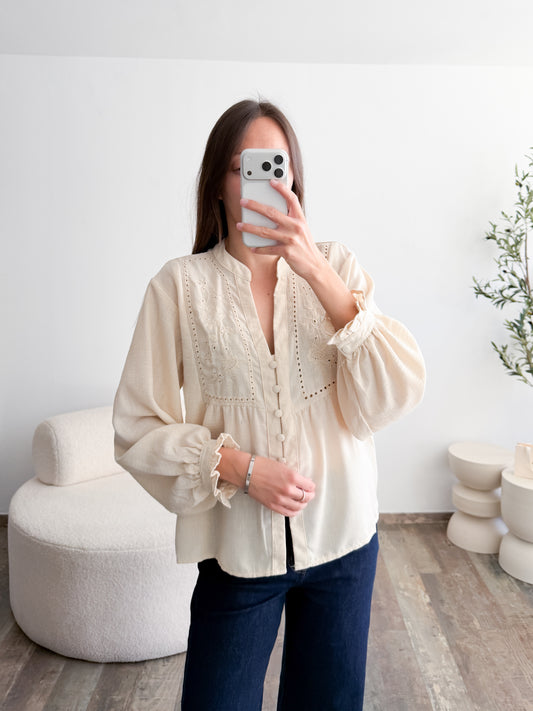 Blouse brodée Amalya