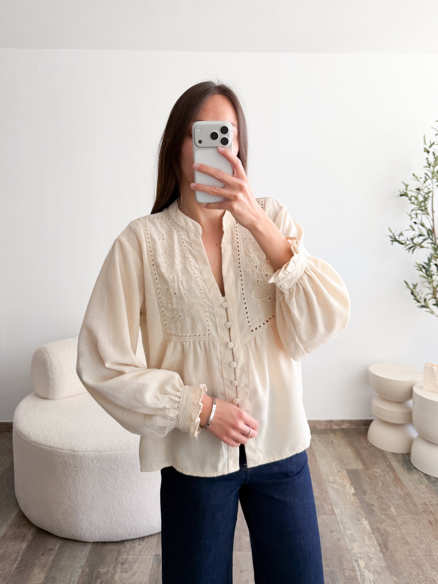 Blouse brodée Amalya