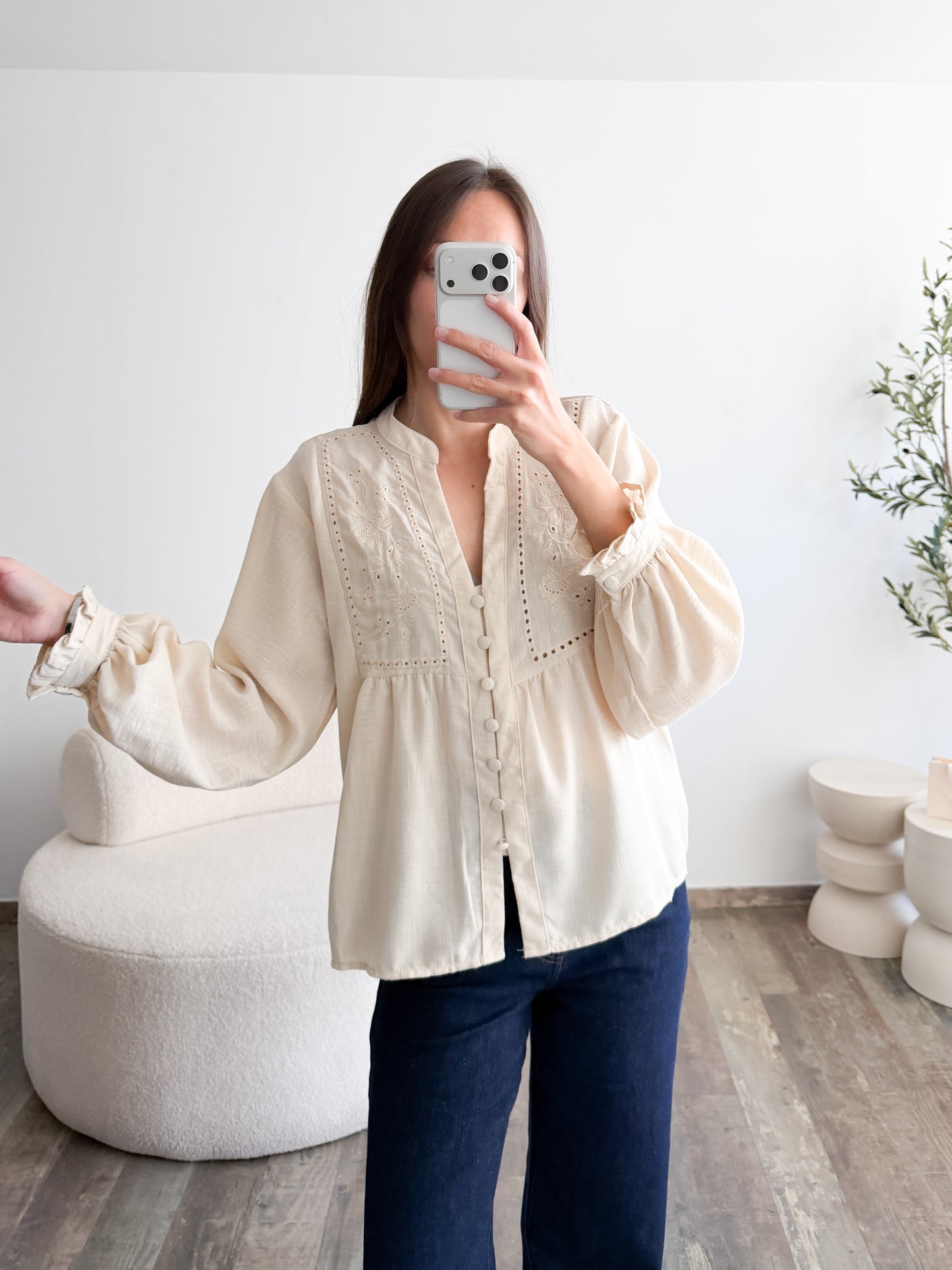 Blouse brodée Amalya