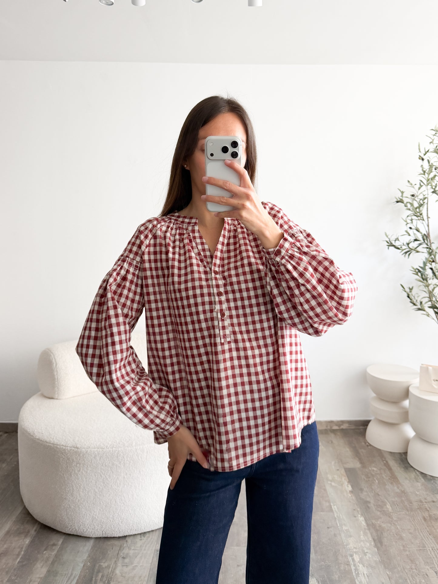 Blouse Marly rouge