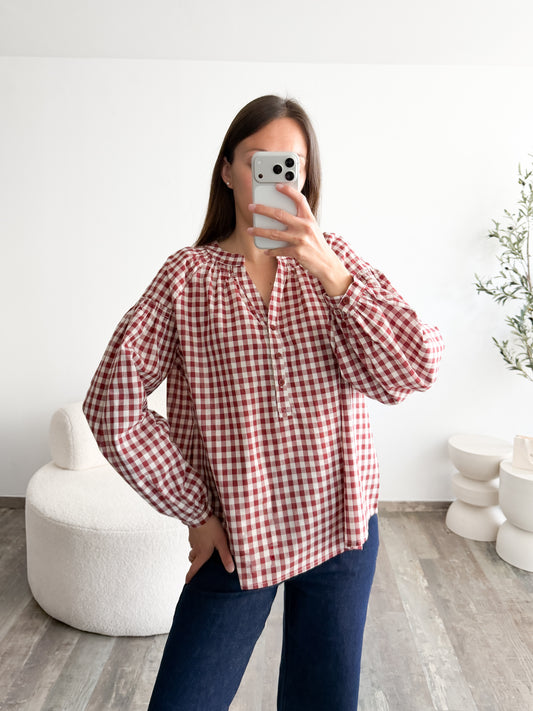 Blouse Marly rouge