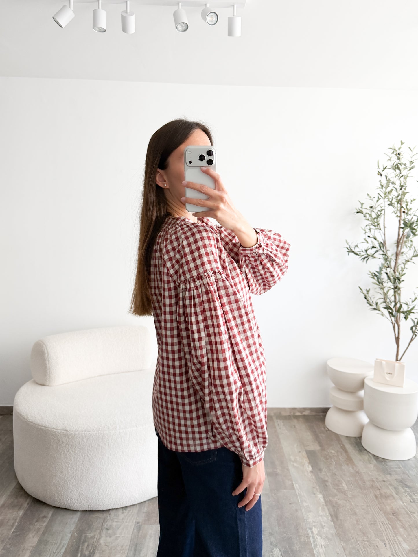 Blouse Marly rouge