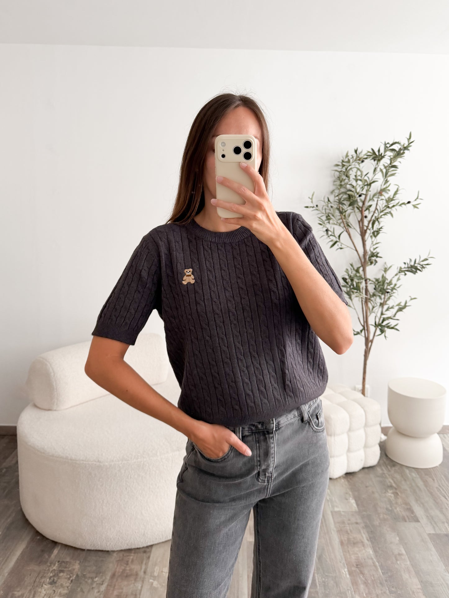 Pull ourson anthracite