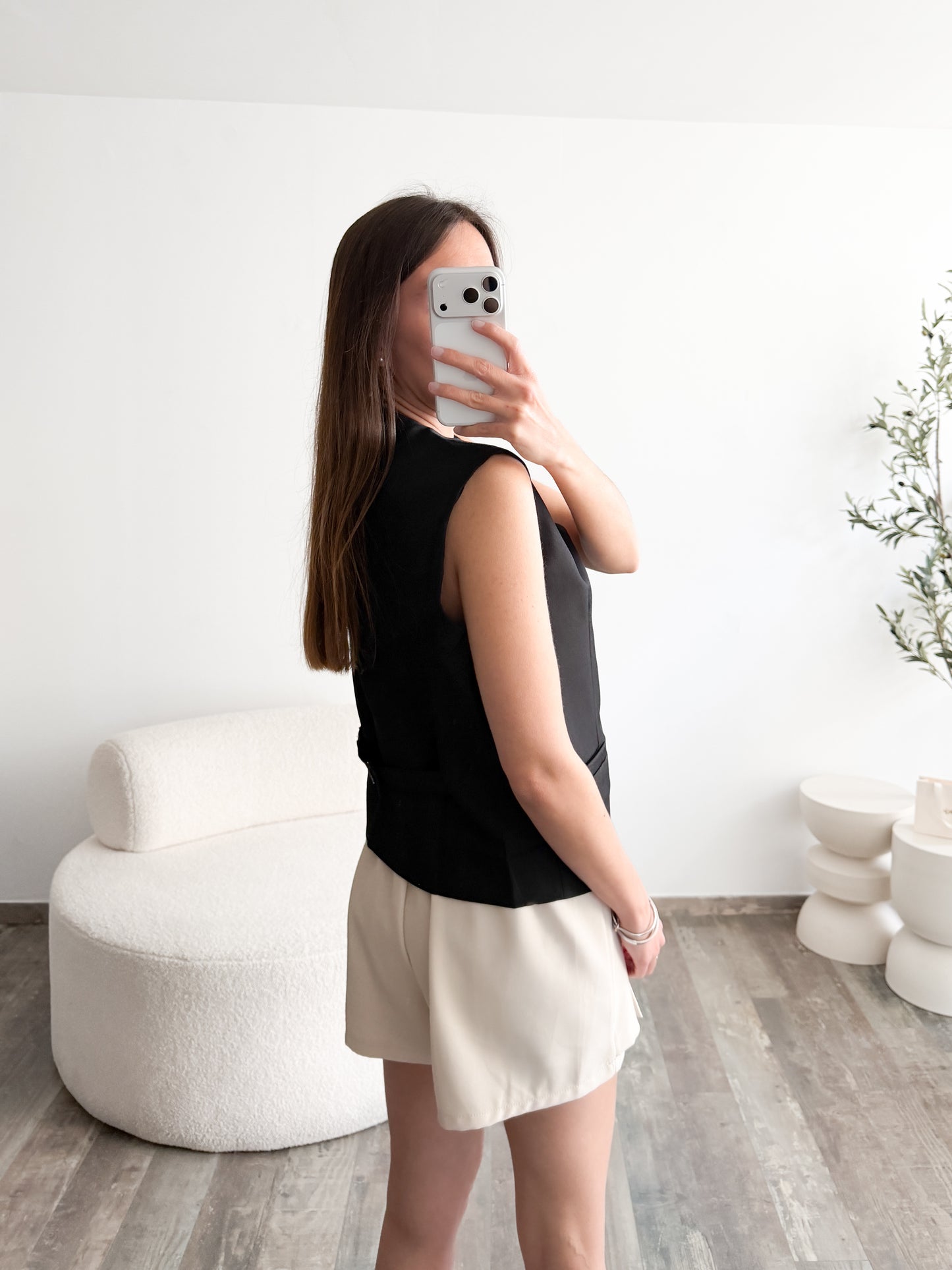 Gilet garçon noir
