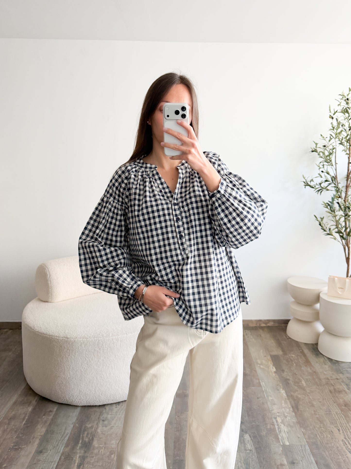 Blouse Marly bleue marine