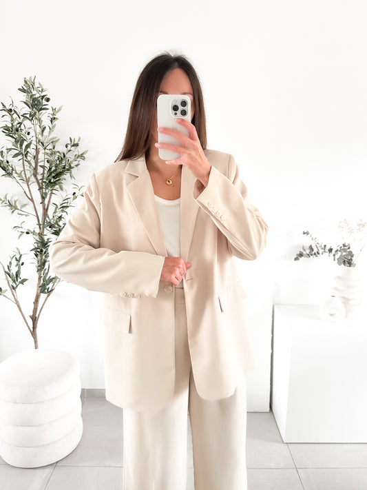 Blazer léger beige