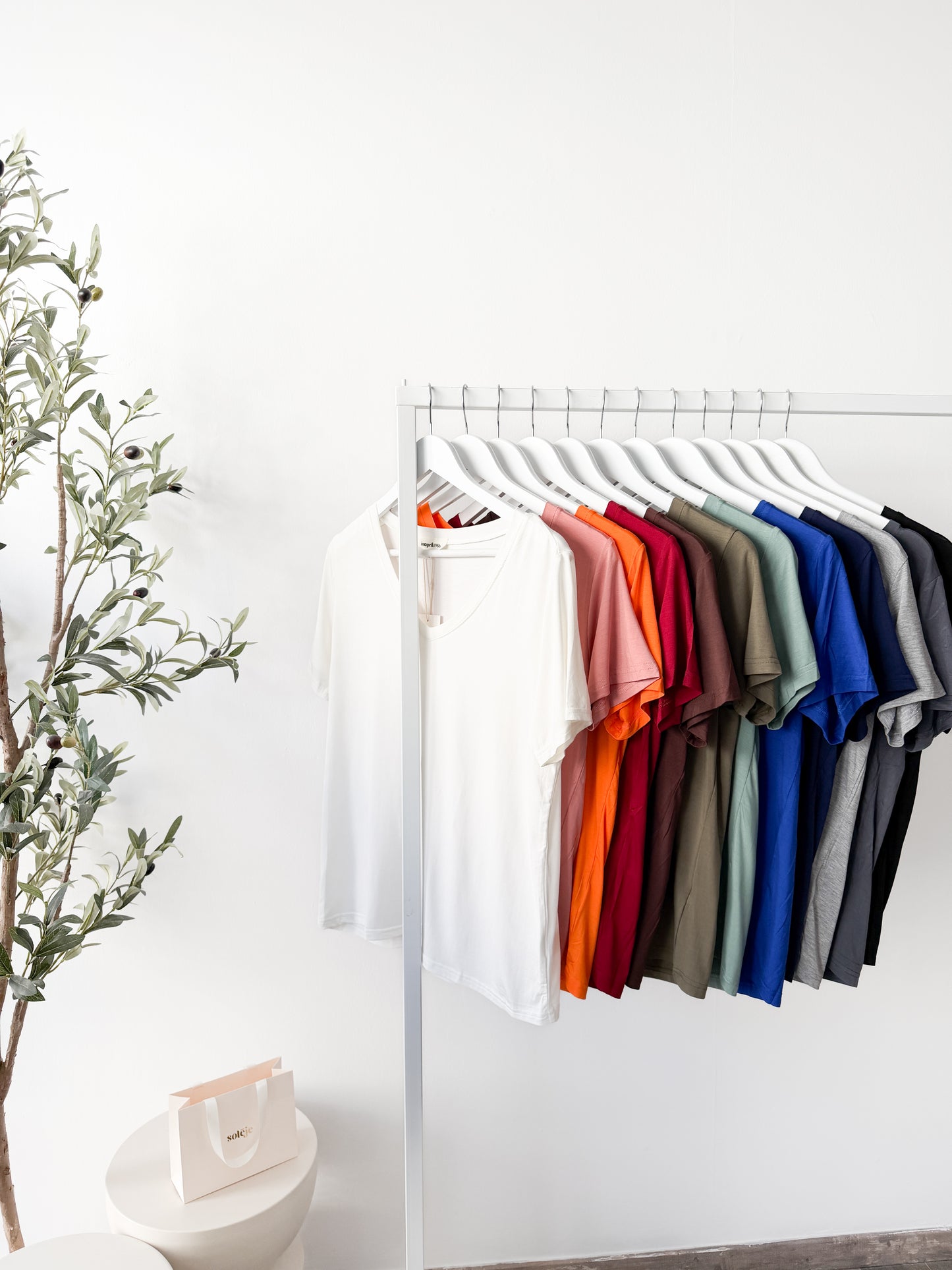 T-shirt viscose (couleur au choix)