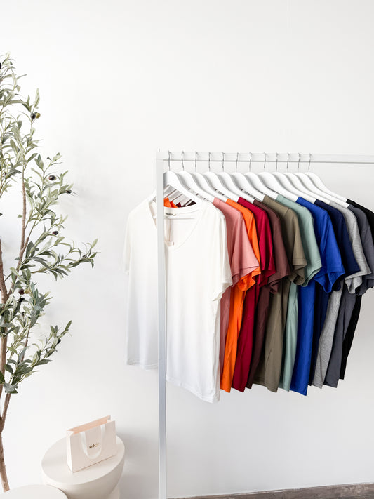 T-shirt viscose (couleur au choix)