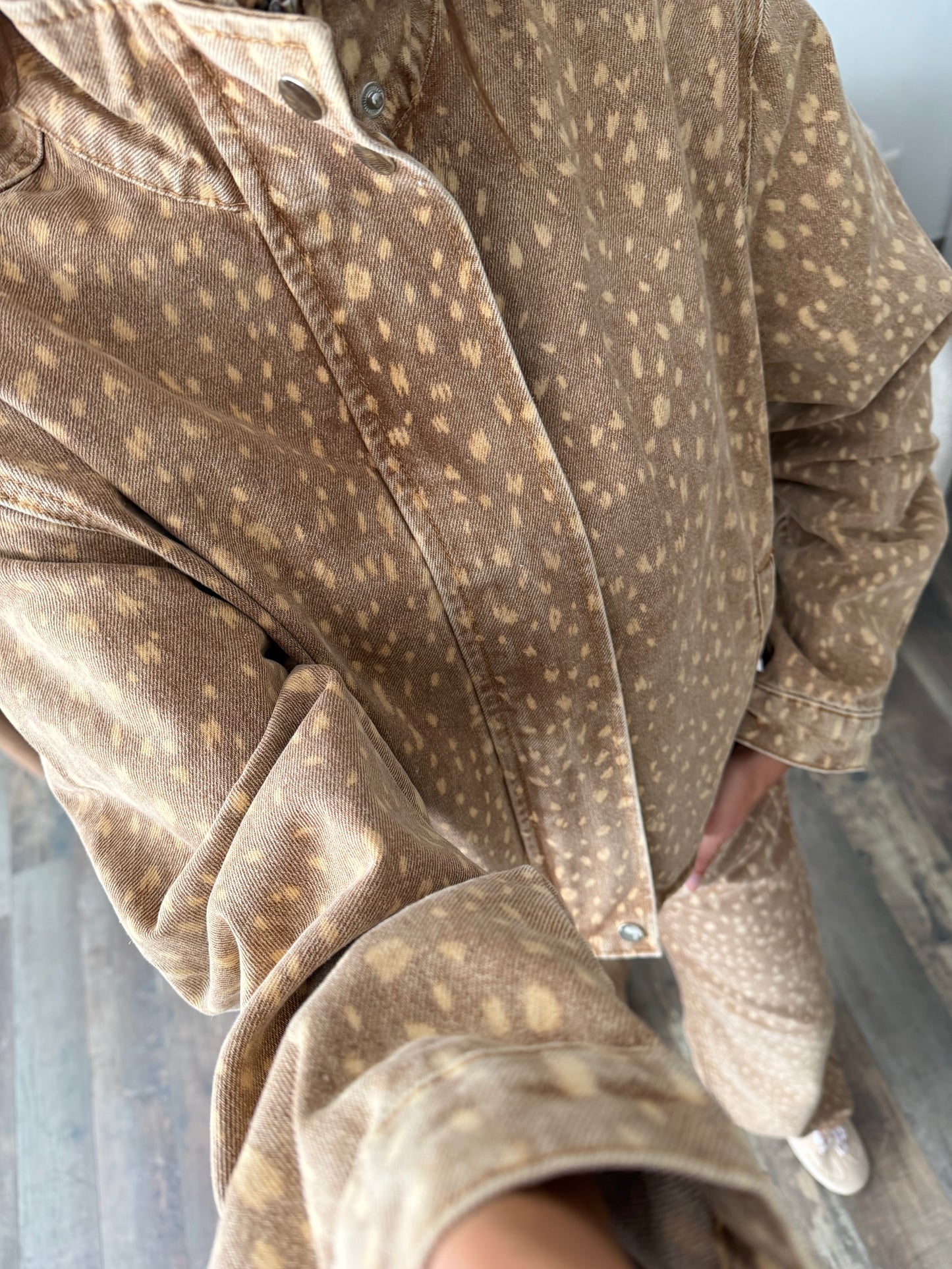 Veste motif biche