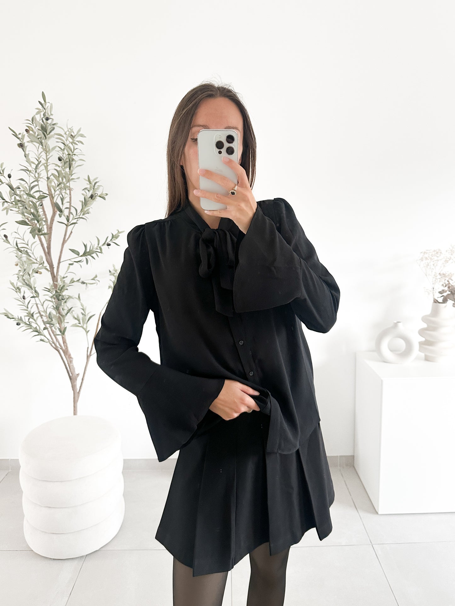 Blouse col Lavallière Naf Naf