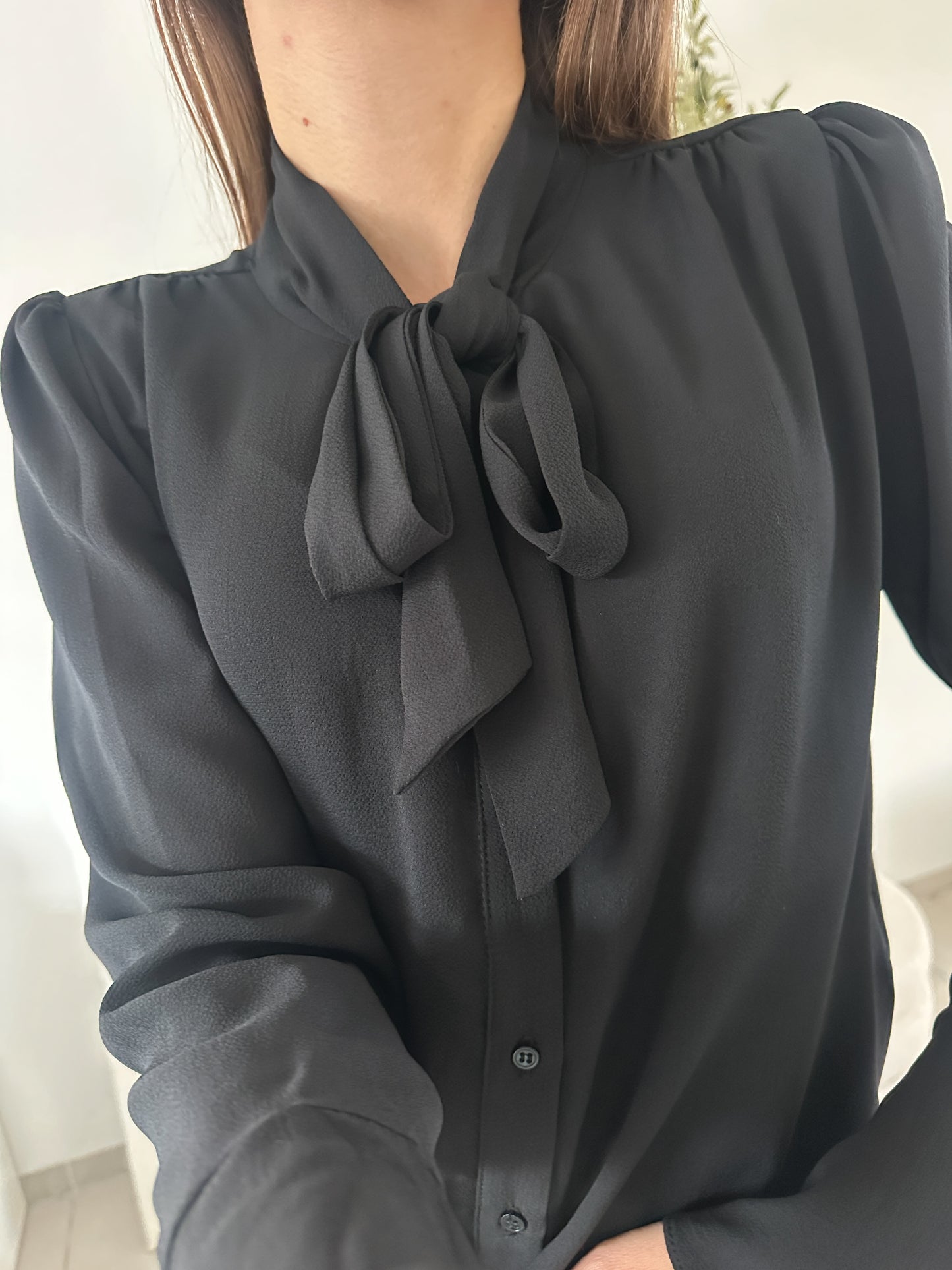 Blouse col Lavallière Naf Naf