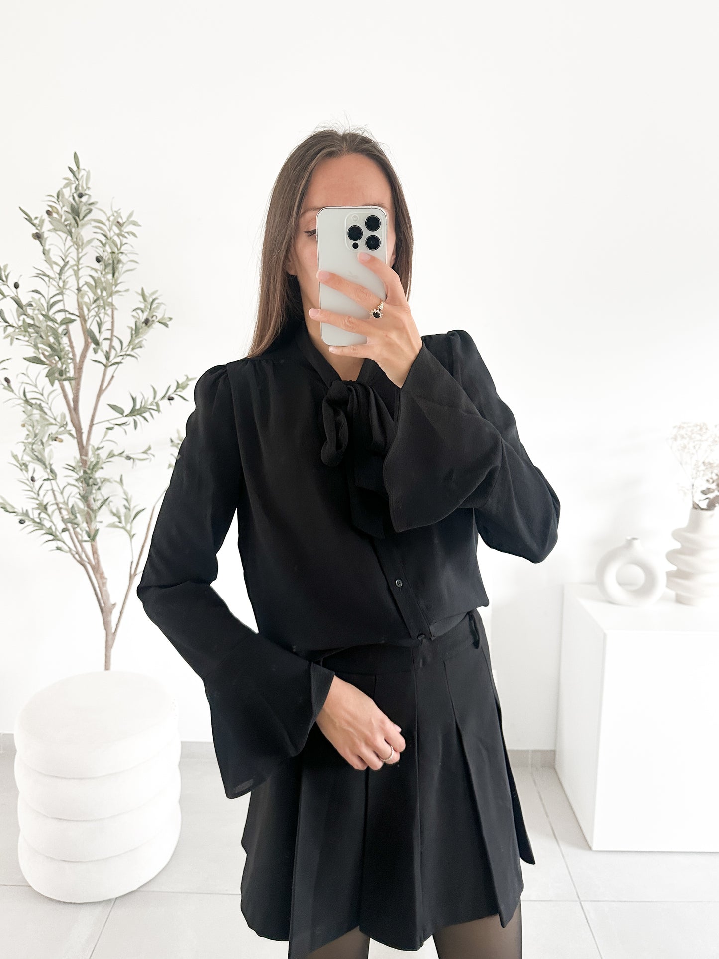 Blouse col Lavallière Naf Naf