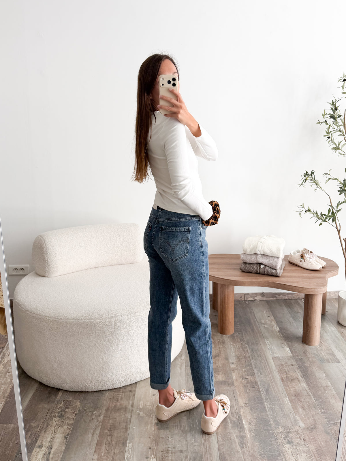 Jean slim bleu moyen