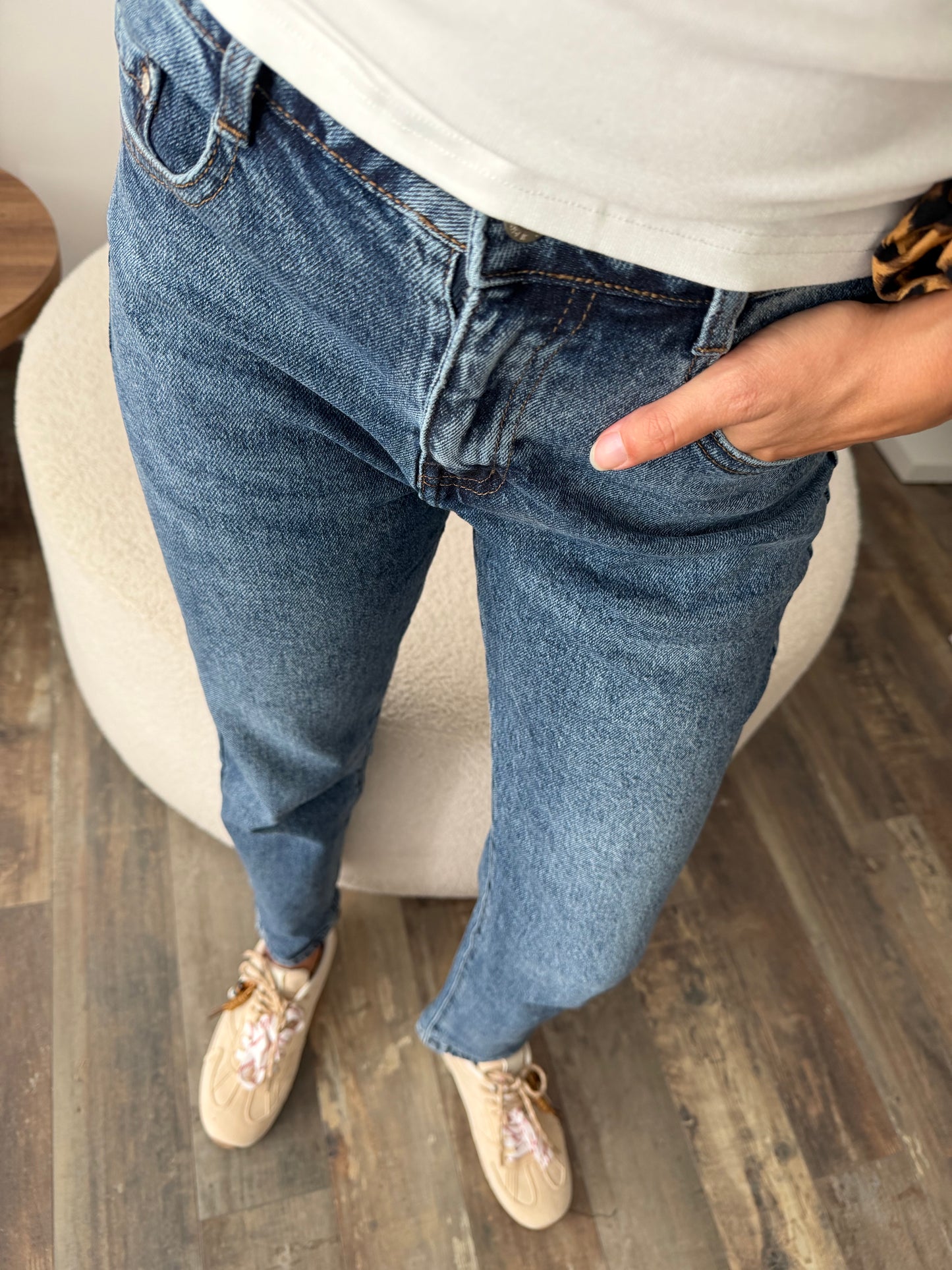 Jean slim bleu moyen