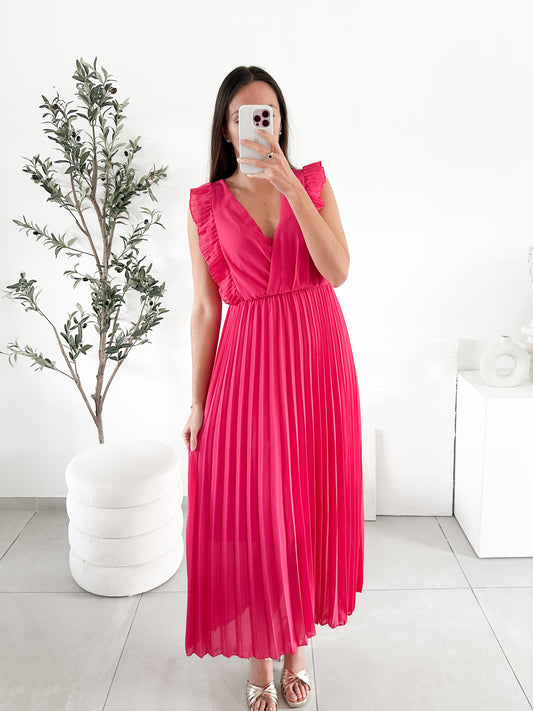 Robe Esmée fuchsia