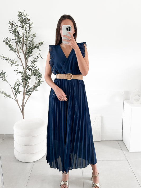 Robe Esmée bleue marine