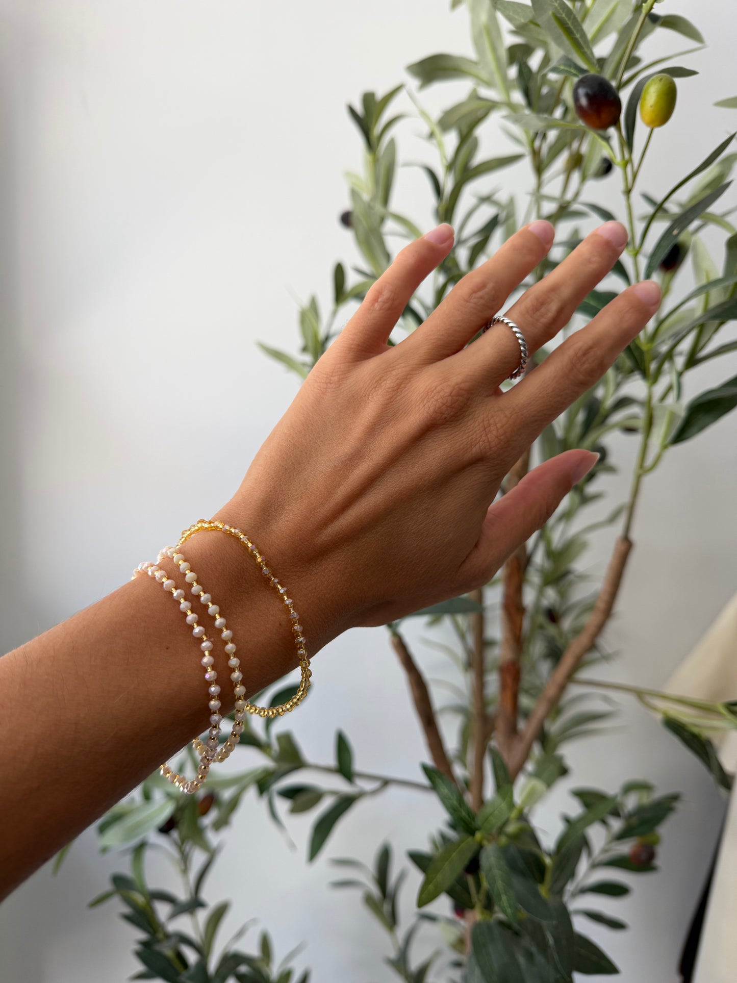 Bracelet perles élastique