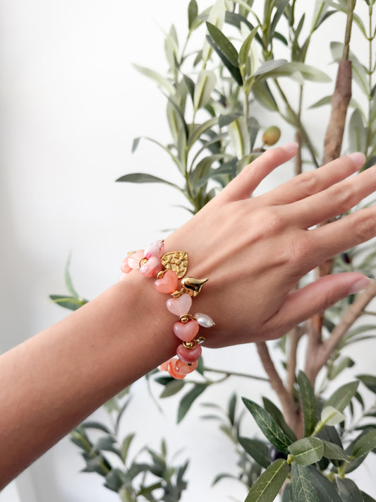 Bracelet élastique à breloque