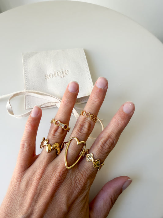 Bague dorée