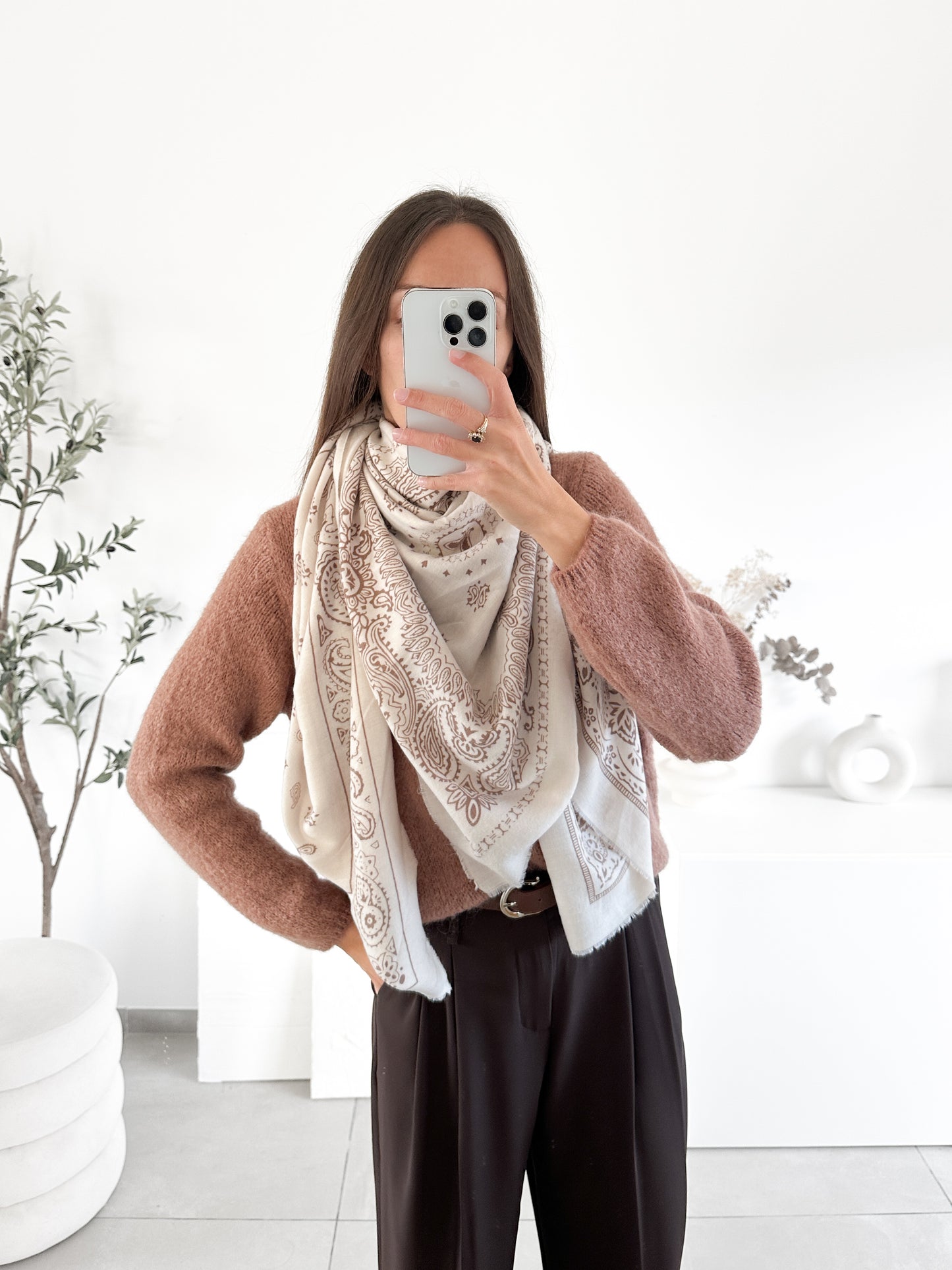 Bandana en laine (couleur au choix)