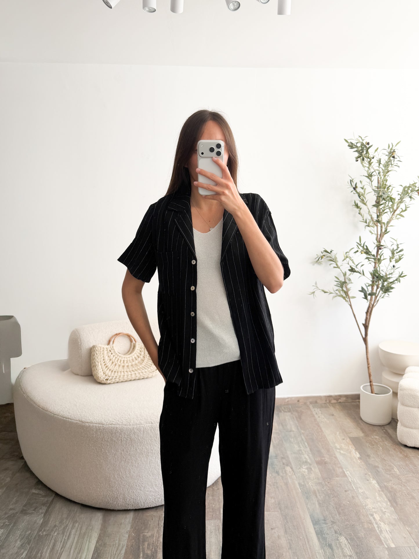 Chemise en lin (couleur au choix)