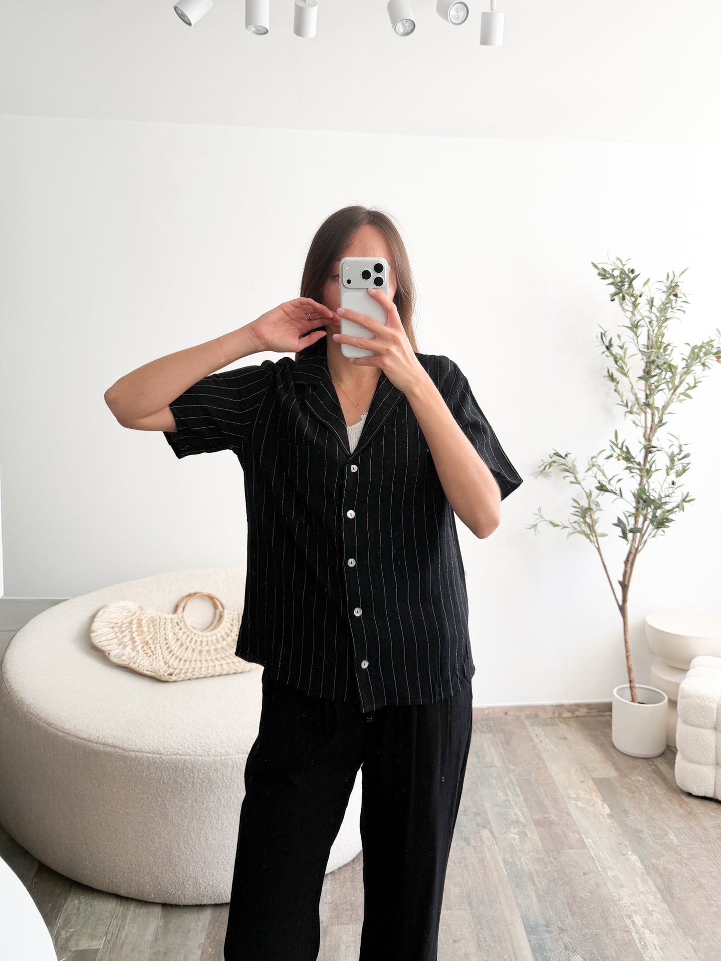 Chemise en lin (couleur au choix)
