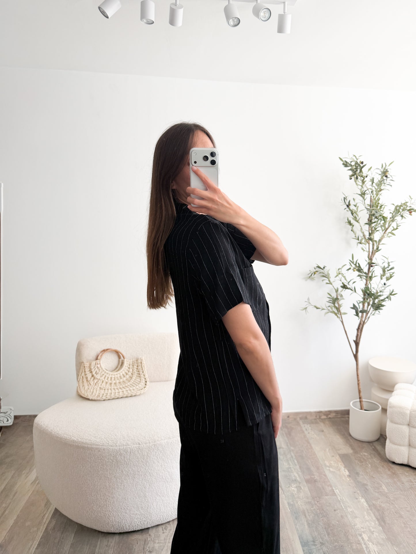 Chemise en lin (couleur au choix)