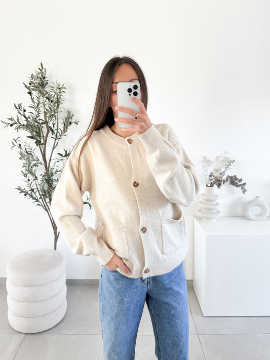 Gilet Aurélie beige