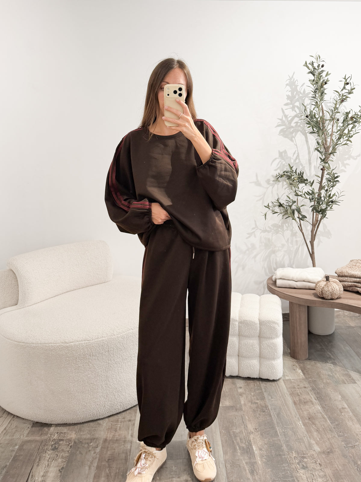 Esemble sweat et jogging chocolat