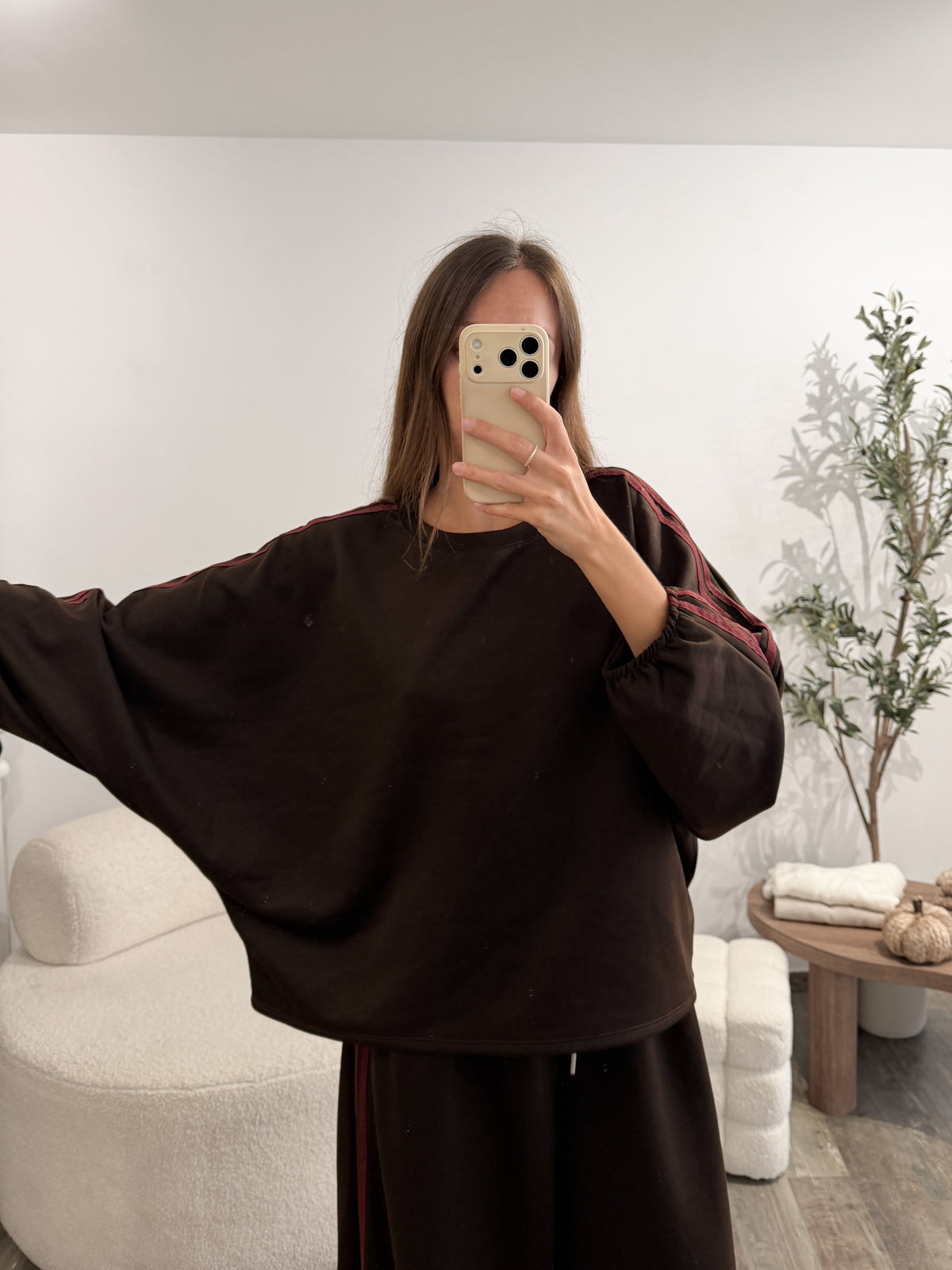 Esemble sweat et jogging chocolat