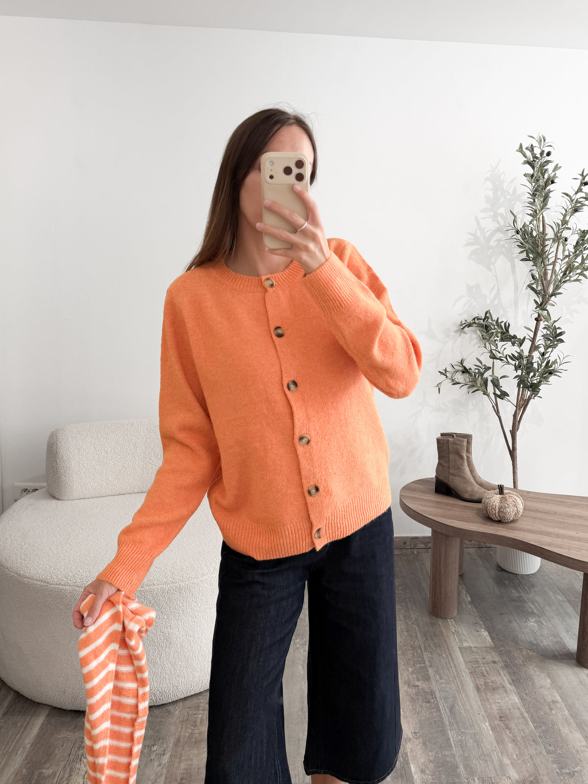 Gilet avec écharpe