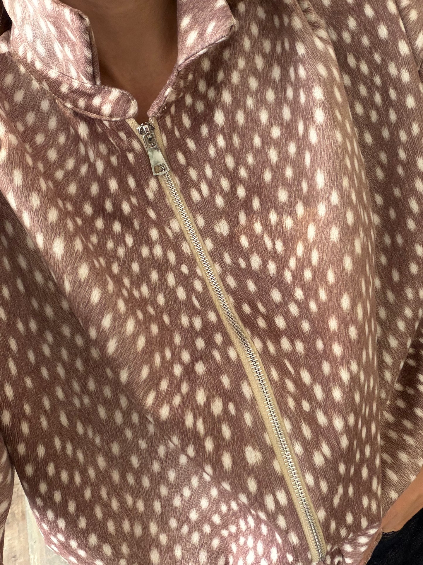 Veste motif biche