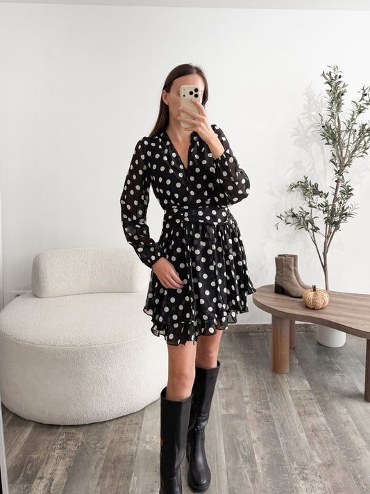 Robe à pois