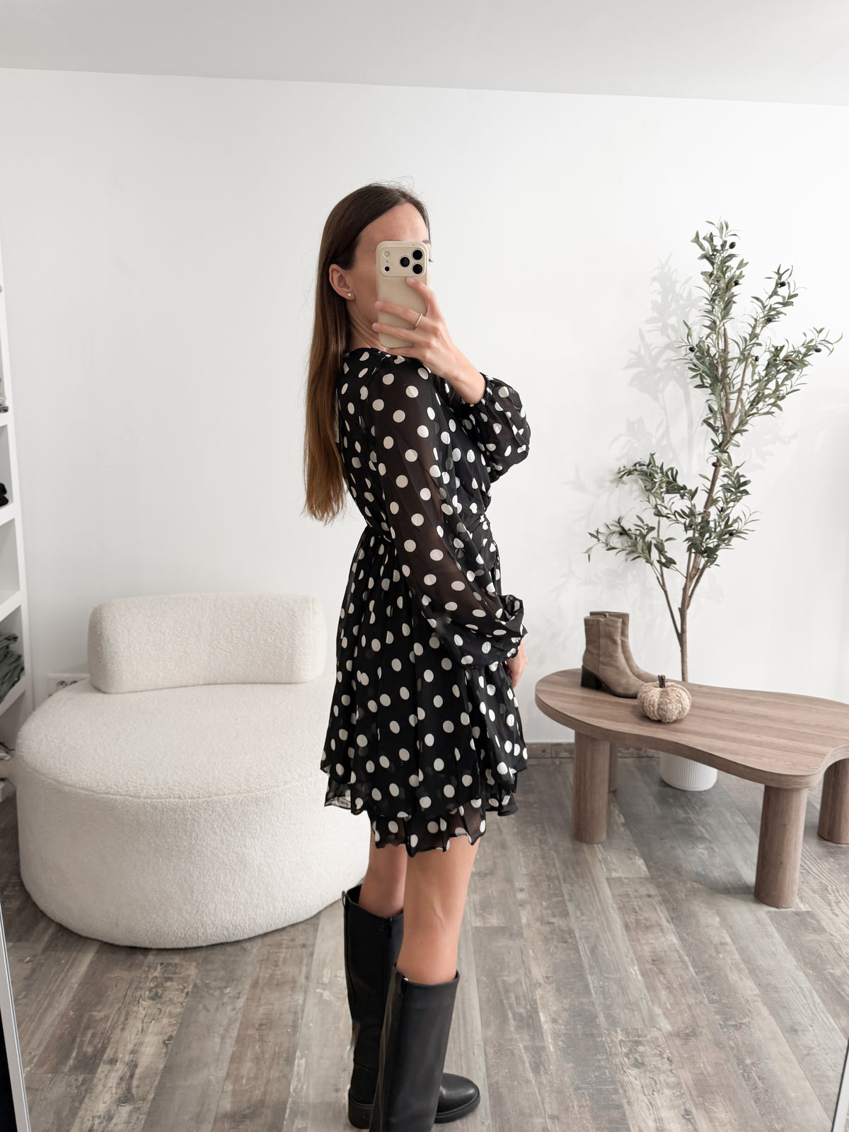 Robe à pois