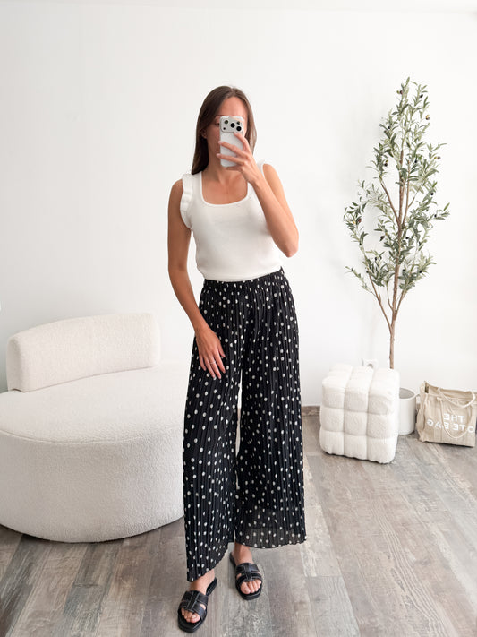 Pantalon à pois