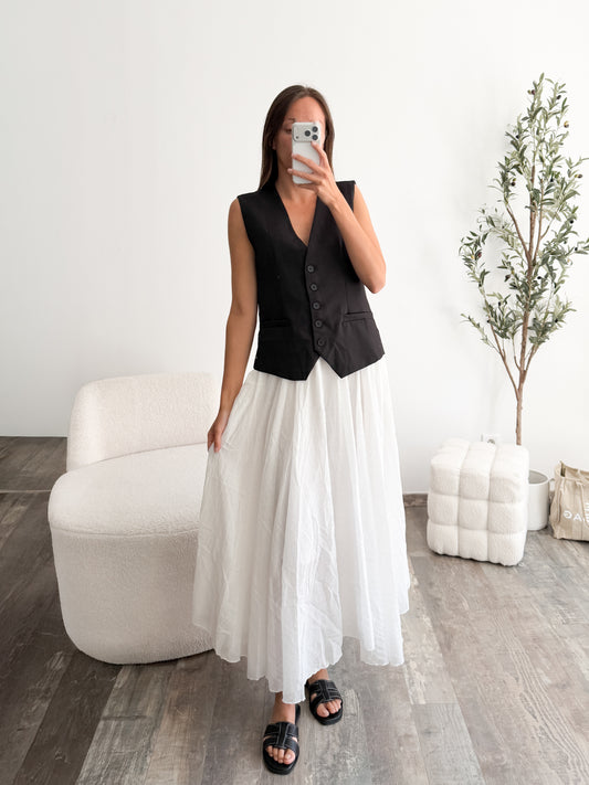 Jupe blanche Aura