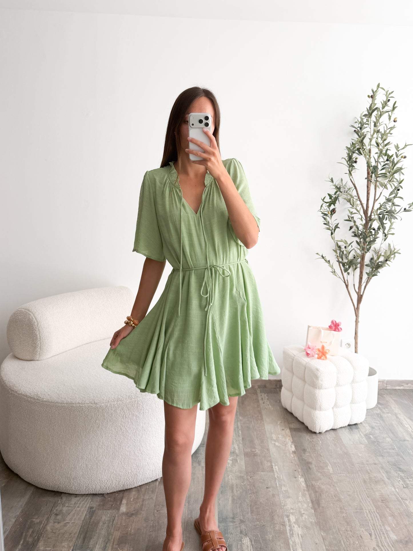 Robe Alba verte