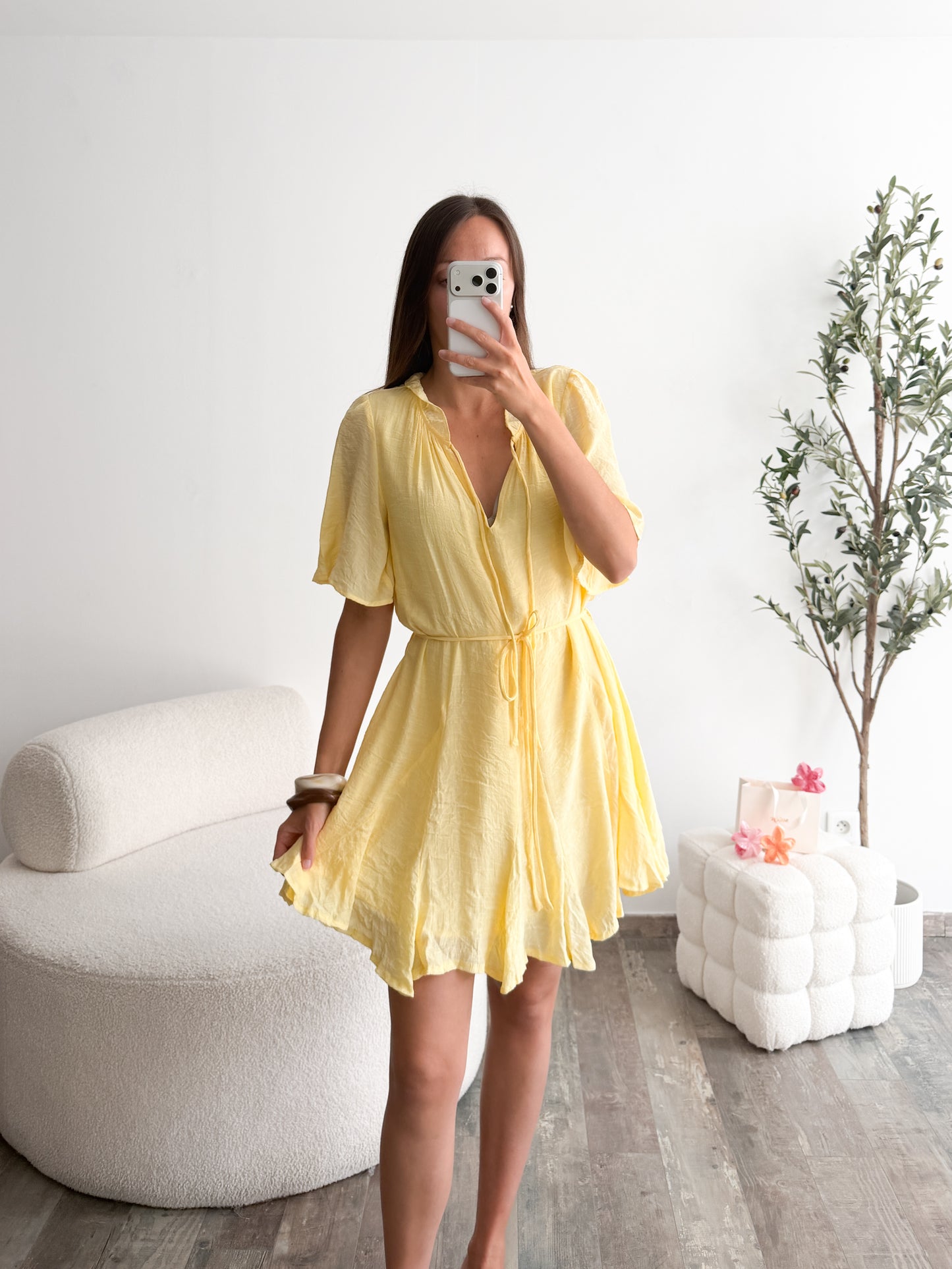 Robe Alba jaune