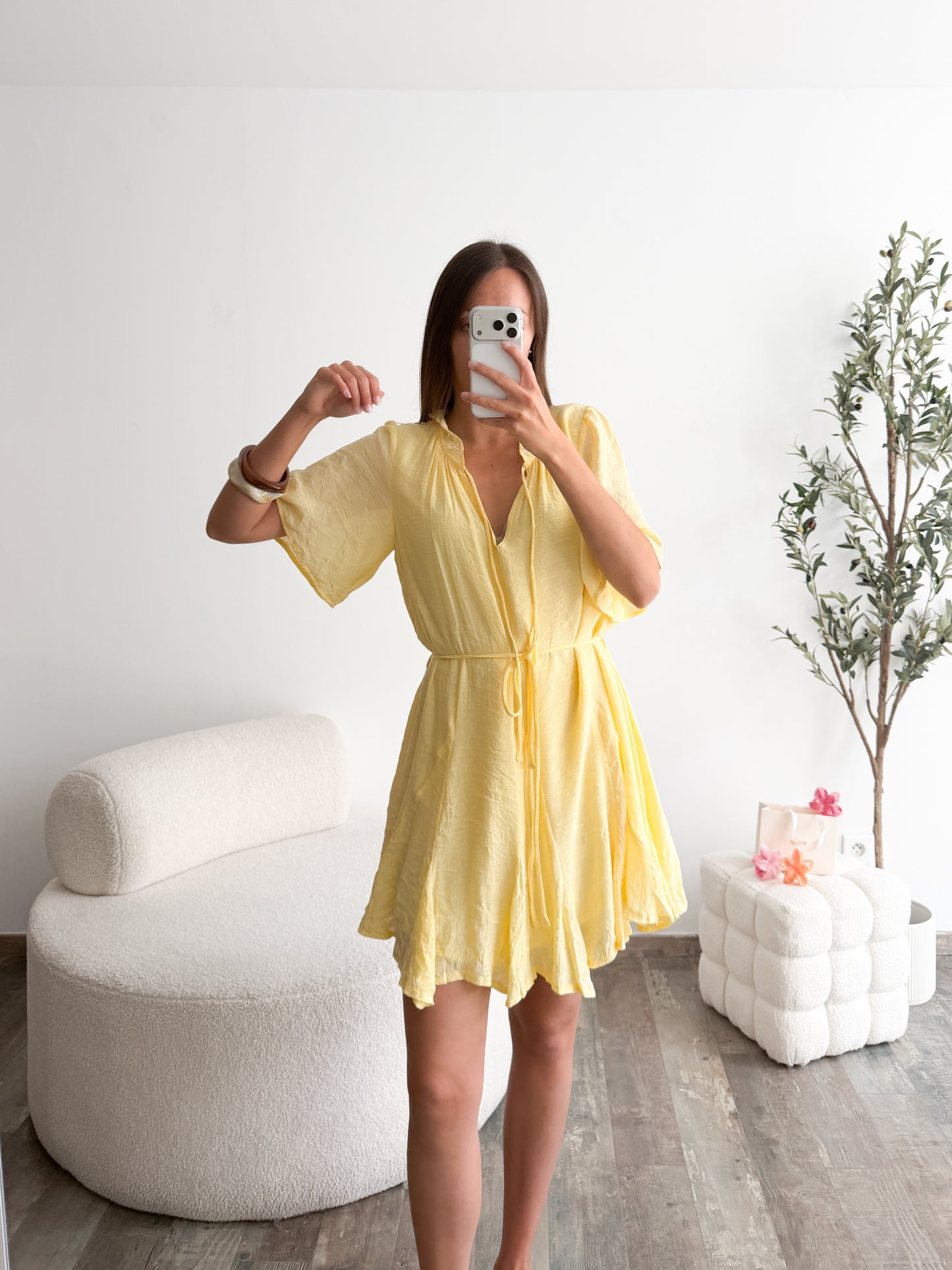 Robe Alba jaune