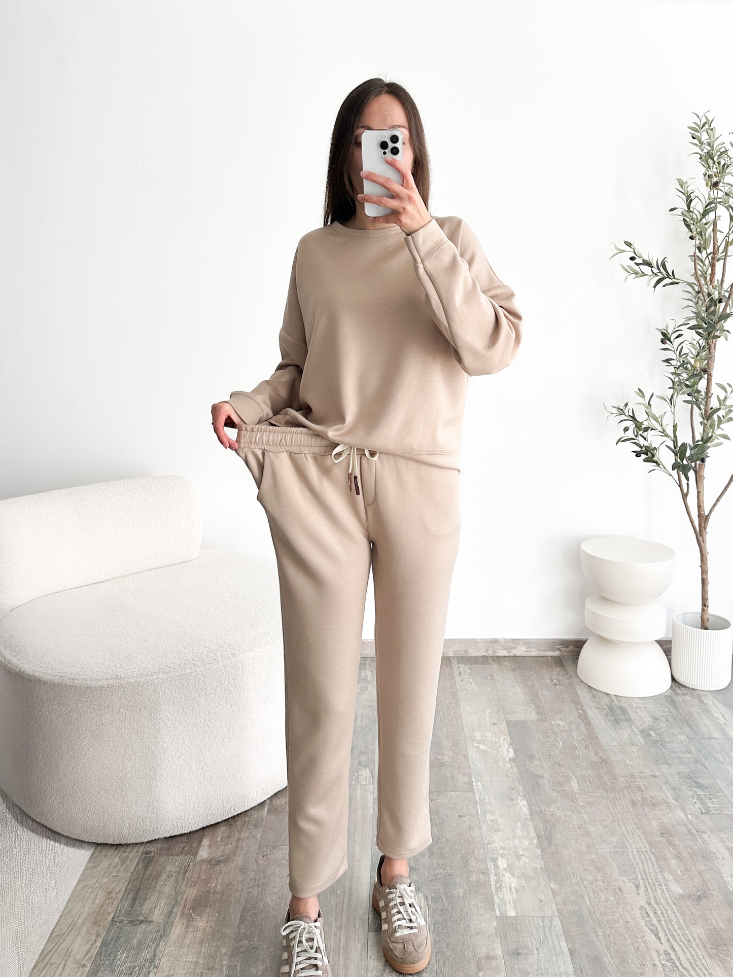Ensemble jogging camel
