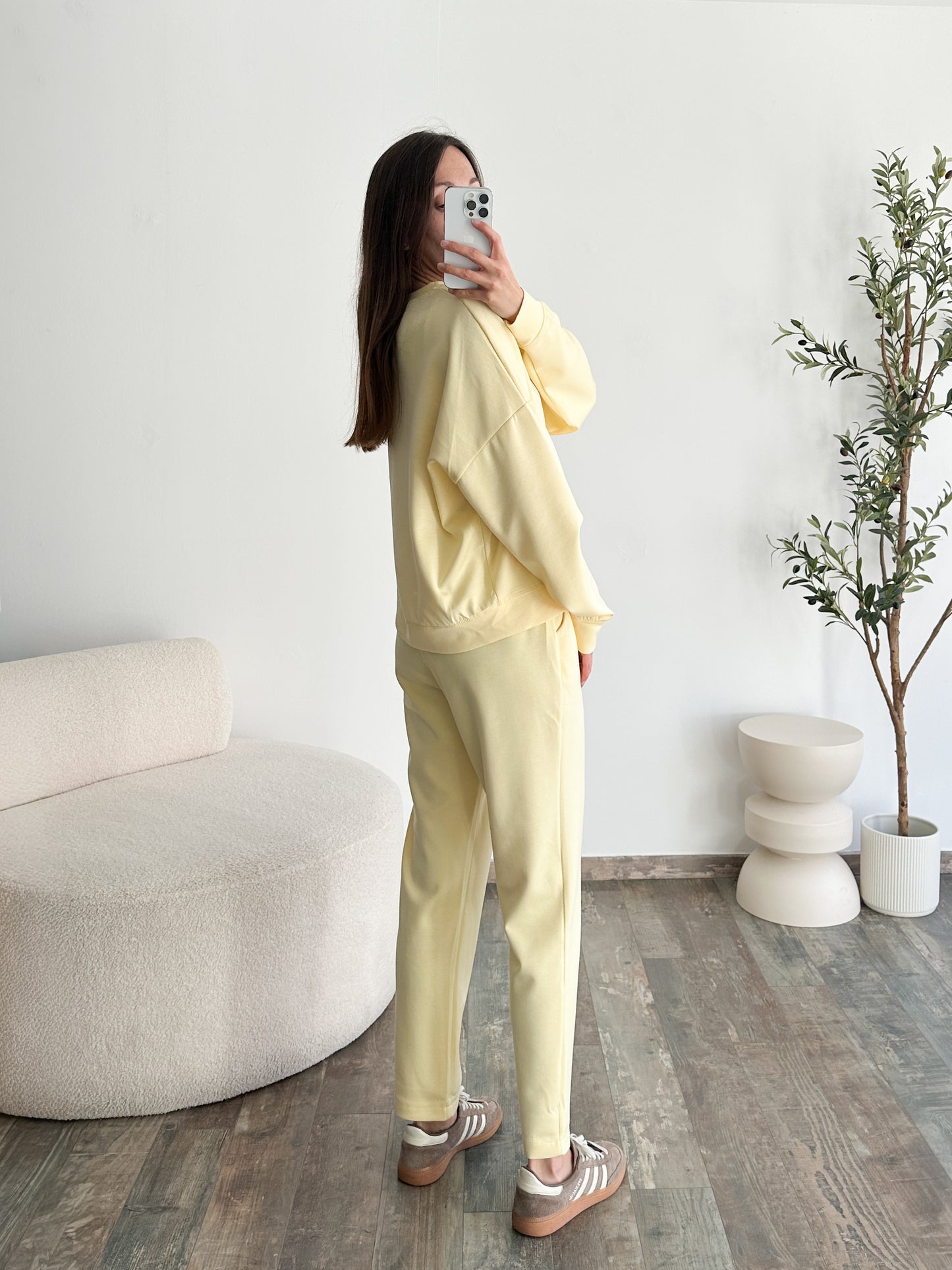 Ensemble jogging jaune